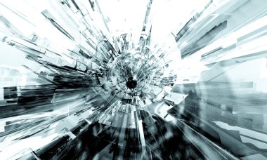 3D soyut patlama arka plan