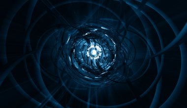 3D fütüristik arka plan