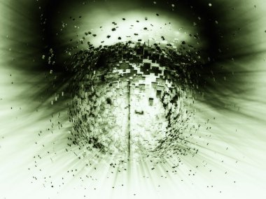 3D patlama arka plan