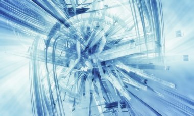 3D fütüristik arka plan