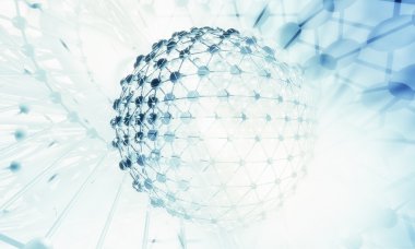 3D fütüristik arka plan