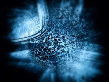 3D fütüristik arka plan