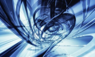 3D fütüristik arka plan