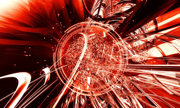 3D abstract explosie achtergrond — Stockfoto
