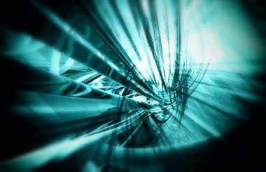 3D fütüristik arka plan