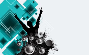 Kulüp partisi illüstrasyon