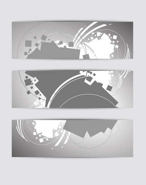 Banner set background — Stock Photo, Image