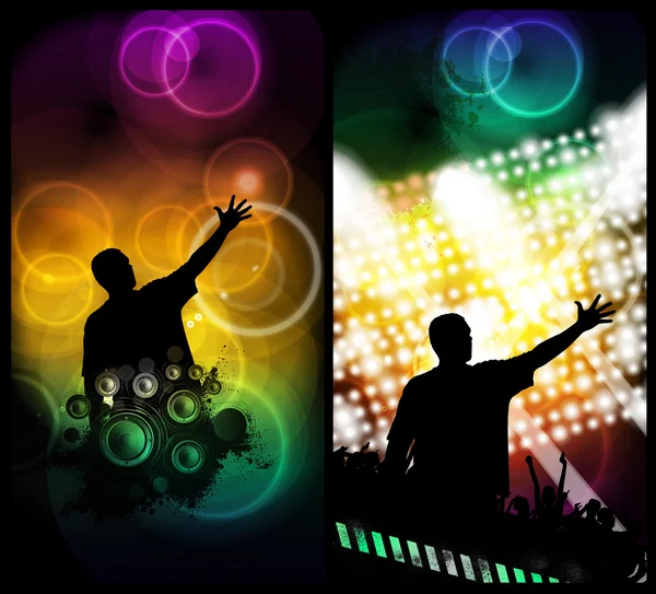 Party illustration poster background — Stock Photo, Image