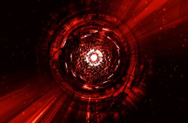 3D fütüristik arka plan