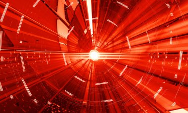 3D fütüristik arka plan