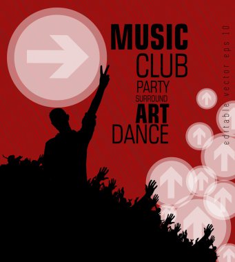 Müzik performans illüstrasyon