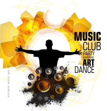 Müzik performans illüstrasyon