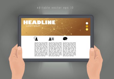 İş yazı ile tablet