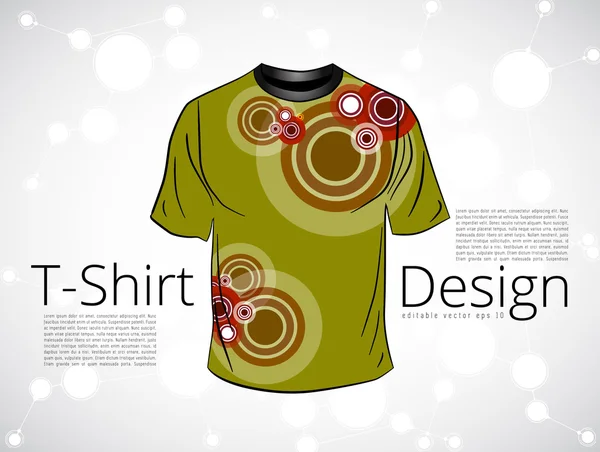 Modelo de design t-shirt — Vetor de Stock