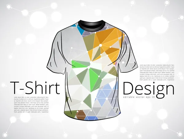 Modelo de design t-shirt —  Vetores de Stock