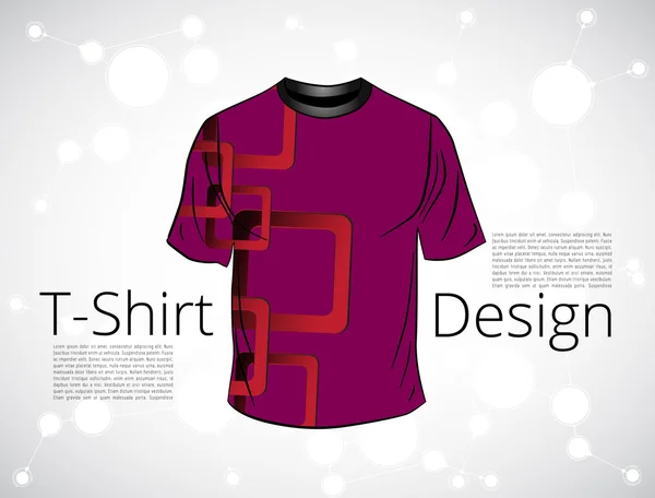 Modelo de design t-shirt —  Vetores de Stock