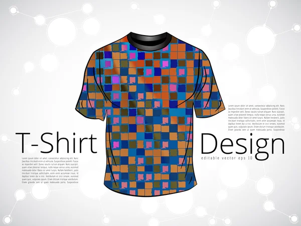 Modelo de design t-shirt — Vetor de Stock