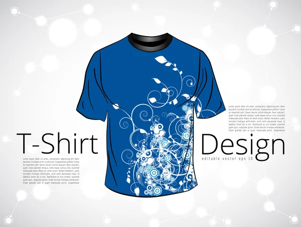 Modelo de design t-shirt — Vetor de Stock