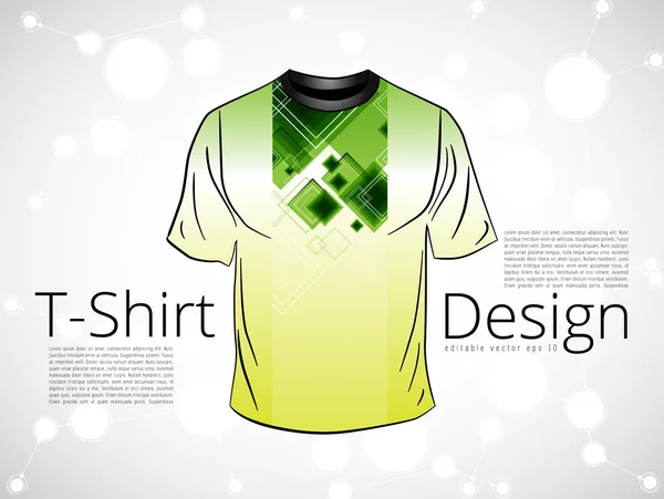 Modèle de conception de t-shirt — Image vectorielle