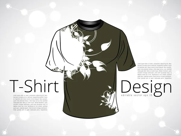 Modelo de design t-shirt — Vetor de Stock