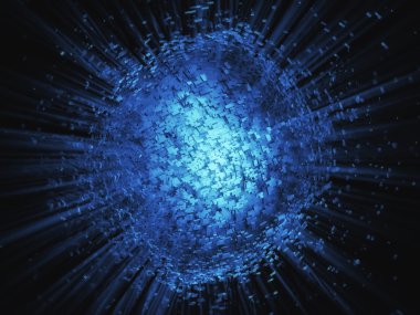 3d fütürist soyut arkaplan