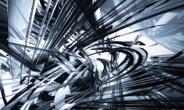 3D teknoloji arka plan