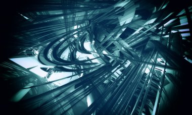 3d fütürist soyut arkaplan