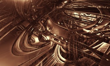 3d fütürist soyut arkaplan