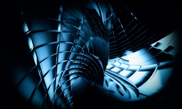 3d futurystyczne abstrakcyjne tło — Zdjęcie stockowe