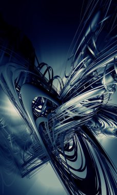 3D fütüristik arka plan