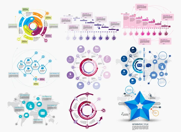 Üzleti illusztráció infographics — Stock Vector