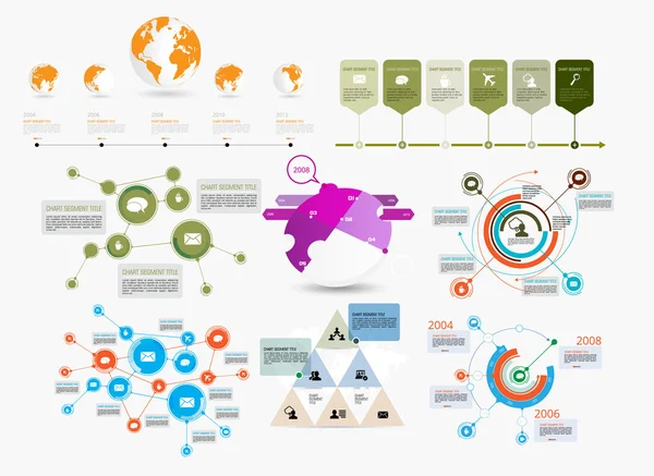 Biznes ilustracja Infografika — Wektor stockowy