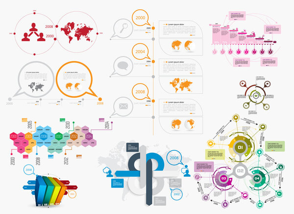 business illustration infographics