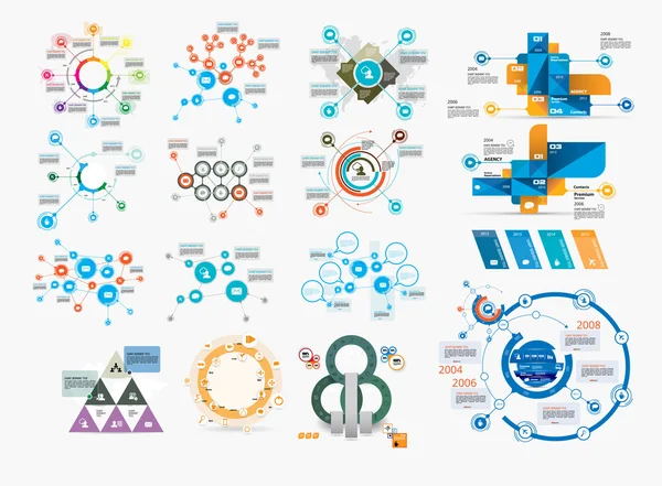 Betriebswirtschaftliche Illustration Infografik — Stockvektor