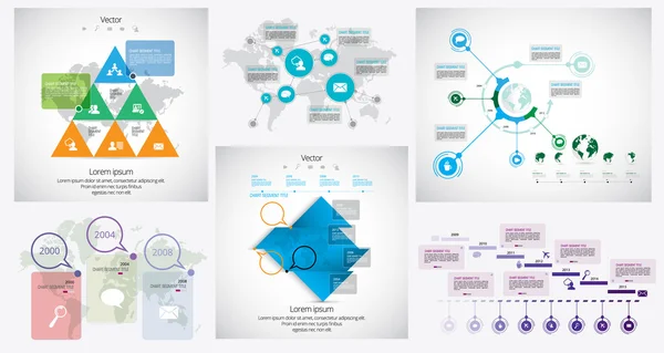 Modelo de infográfico de negócios —  Vetores de Stock