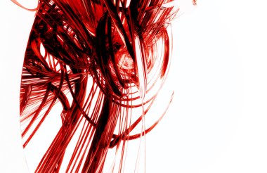 3D kırmızı alan arka plan