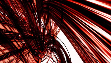 3D kırmızı alan arka plan