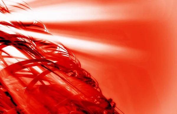 3D Spazio rosso sfondo — Foto Stock
