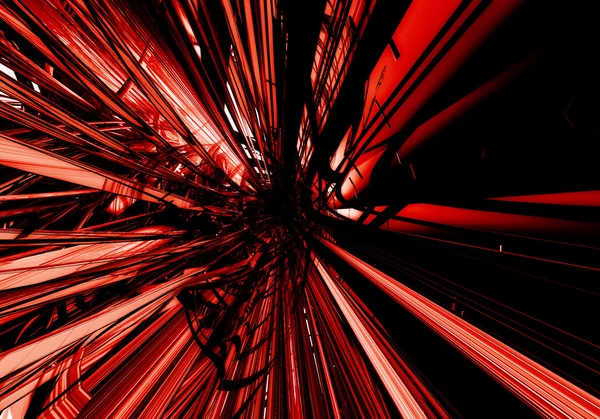 3D röd utrymme bakgrund — Stockfoto