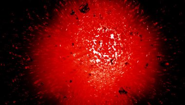 Kırmızı patlama arka plan