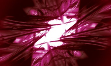 3D pembe fütüristik arka plan