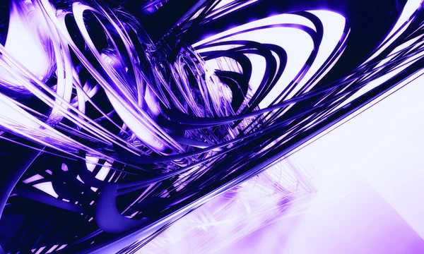 Fondo de espacio púrpura 3D — Foto de Stock