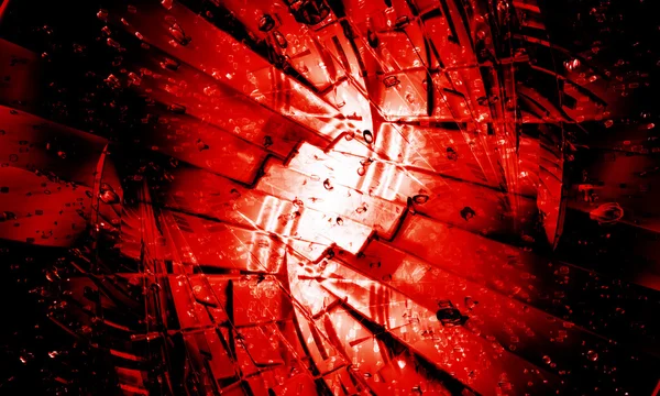 Explosão vermelha fundo abstrato — Fotografia de Stock