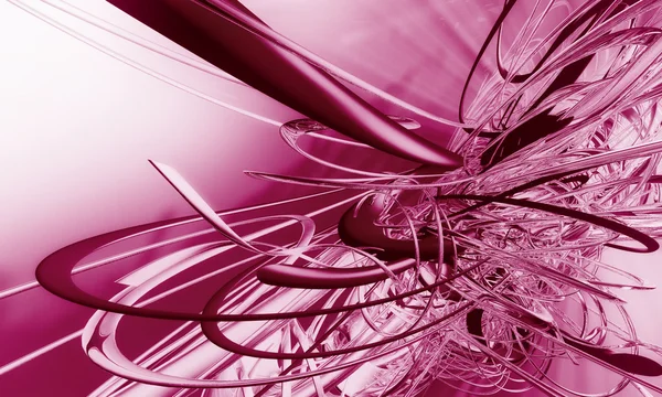 3D rosa sfondo futuristico — Foto Stock