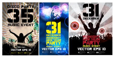 Yeni yıl partisi poster