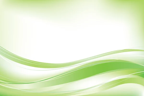 緑のアブストラクトベクトル背景 — ストックベクタ