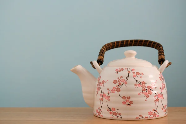 Tea pot background — Stock Photo, Image