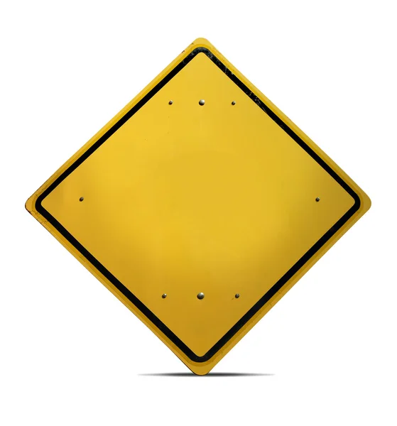 Concept traffic road sign template — Stock Photo, Image