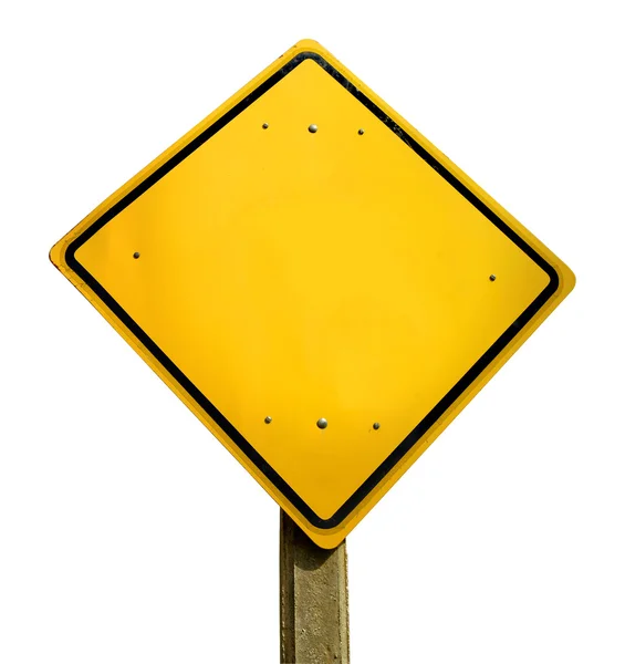 Road Sign template concept met lege ruimte — Stockfoto