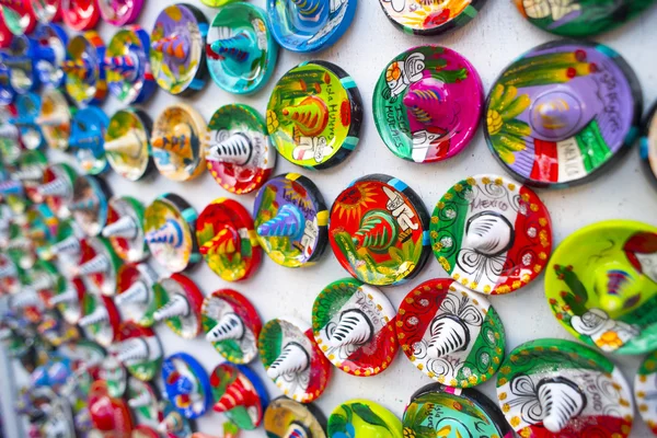 Traditional mexican hat souvenirs on display — Stock Photo, Image